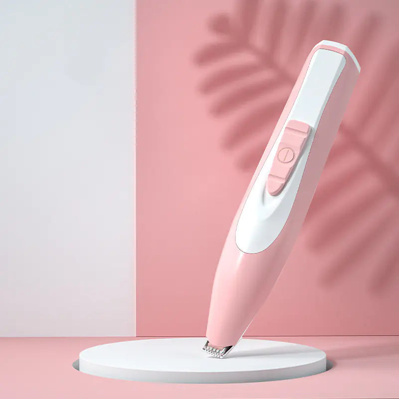 Pet Paw Hair Trimmer for Cats and Dogs – USB Rechargeable Grooming Scissors