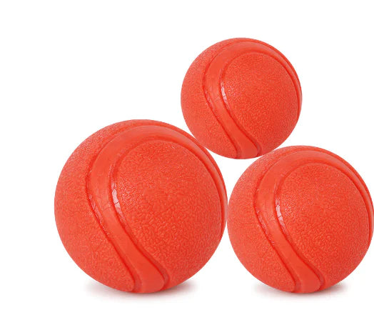 Elastic Rubber Ball for Dogs – Bite‑Resistant Bouncy Chew Toy