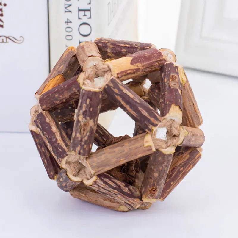 Cat Toy Set with Catnip & Polygonum Dental Chew Balls – Natural Teeth Cleaning 8cm