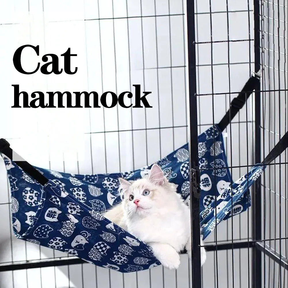 Cat Hammock Slim Window Swing with Suction Cup – Hanging Basket Perch (S–L)
