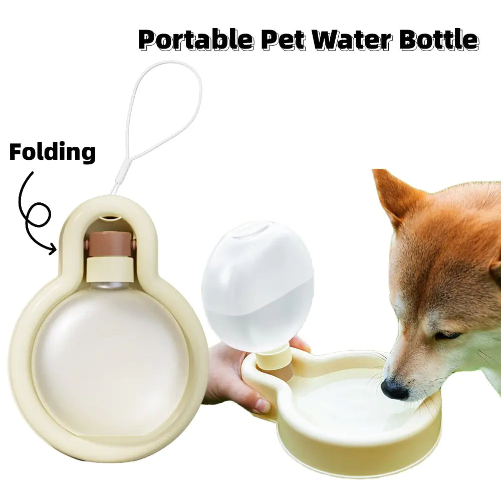 500ml Portable Water Bottle for Cats and Dogs – Foldable Leak-Proof Travel Dispenser