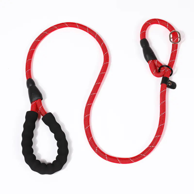 Reflective Silk Pet Leash with Explosion-Proof Design – Durable Polyester Lead (1.4M–2.0M)