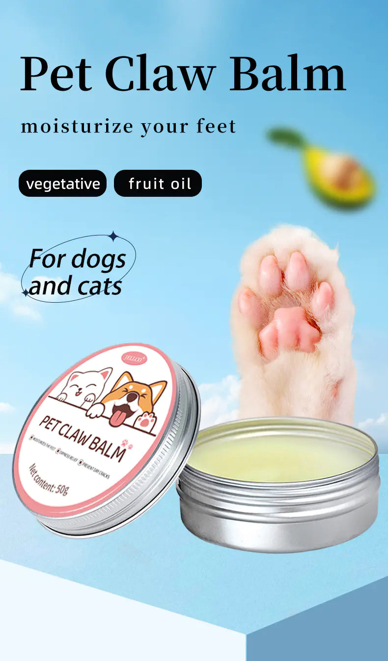 Dog Paw & Claw Care Cream 50g – Milk-Scented Balm for Dry, Cracked Pads
