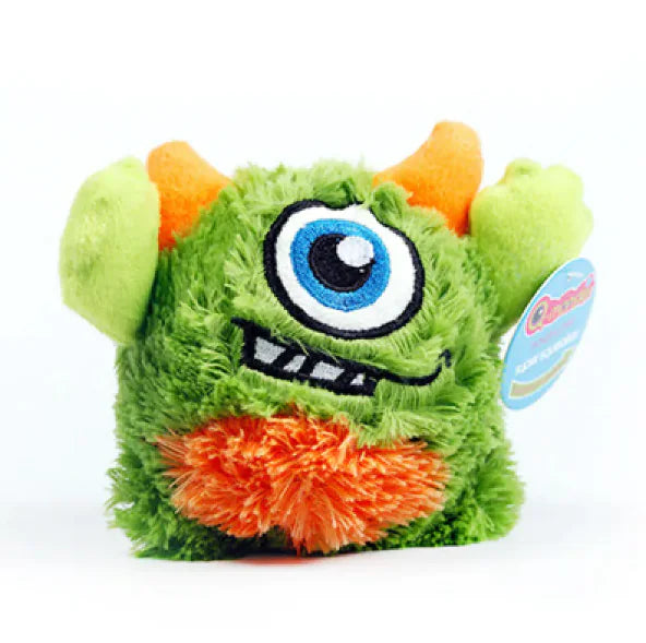 Plush Sound Ball Toy for Dogs & Cats – Teeth‑Resistant Big‑Eyed Monster