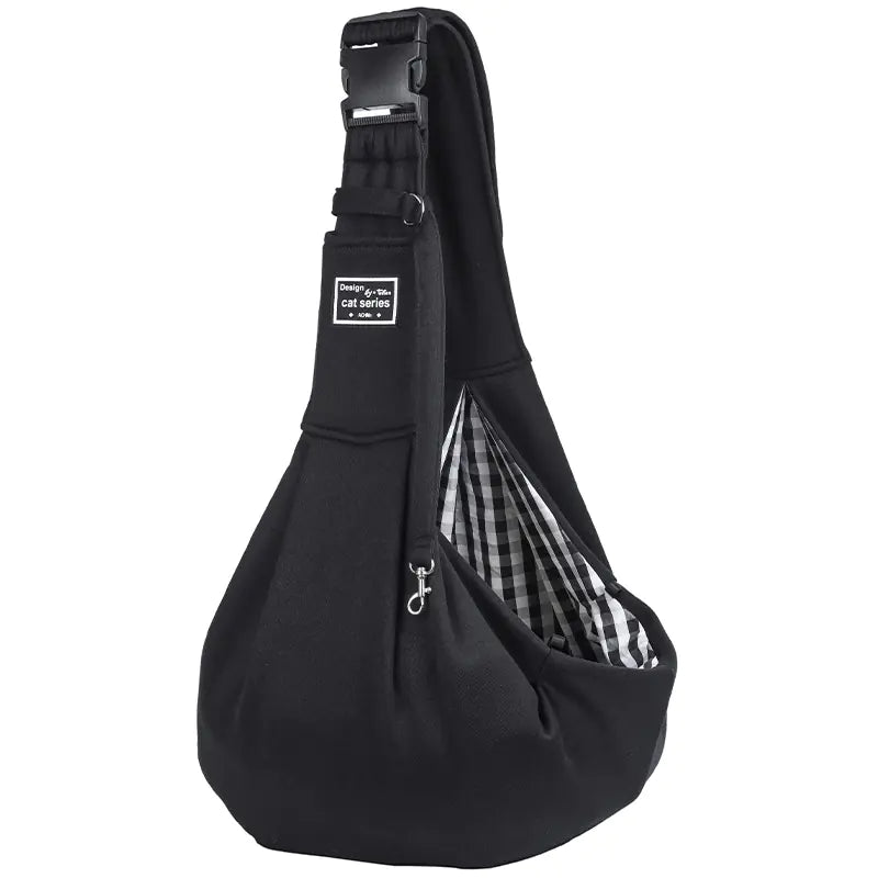 Large Capacity Foldable Pet Backpack for Cats – Portable Shoulder & Crossbody Carrier