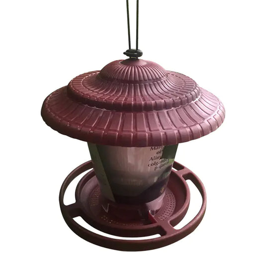 Transparent Hanging Bird Feeder for Indoor & Outdoor Use – 6‑Side Seed Station