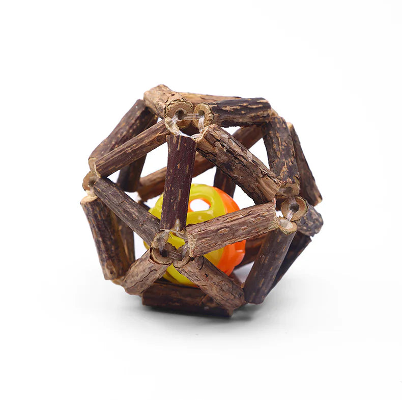 Cat Toy Set with Catnip & Polygonum Dental Chew Balls – Natural Teeth Cleaning 8cm