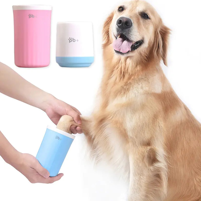 Pet Paw Cleaner Cup for Dogs and Cats – Portable Muddy Paw Washer