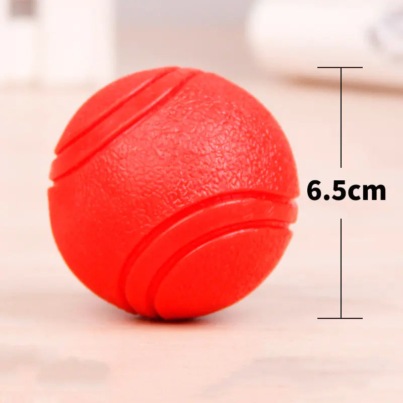Elastic Rubber Ball for Dogs – Bite‑Resistant Bouncy Chew Toy