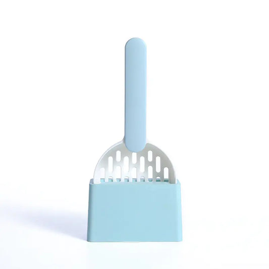 Large Cat Litter Scoop Set for Pet Cleaning – ABS Shovel with Holder (26.6x12.7x5.4cm)