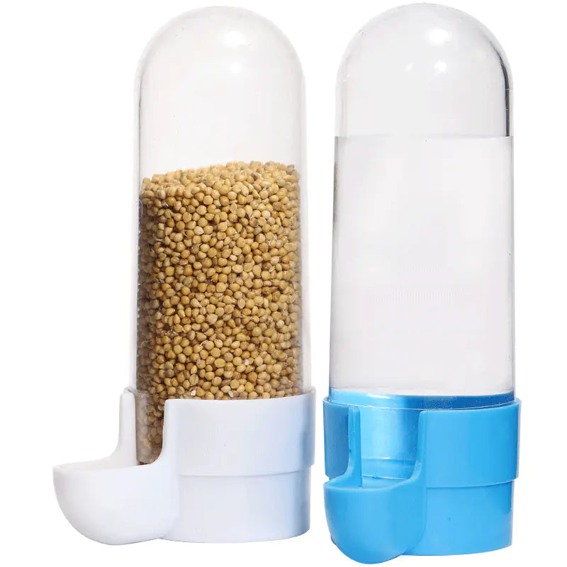 Automatic Bird Water Dispenser – No‑Mess Cage Feeder Bottle (90 ml)