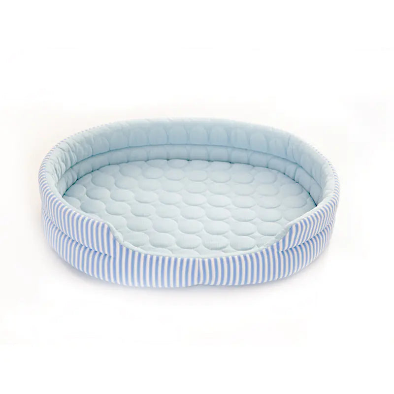 Cooling Pet Bed with Ice Silk Mat for All Seasons – Summer Cooling Pad (S–L)
