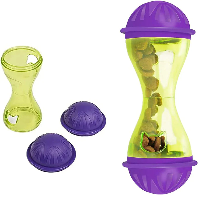 Interactive Cat Food Tumbler Toy – Slow Feeder Ball Dispenser for Mental Stimulation