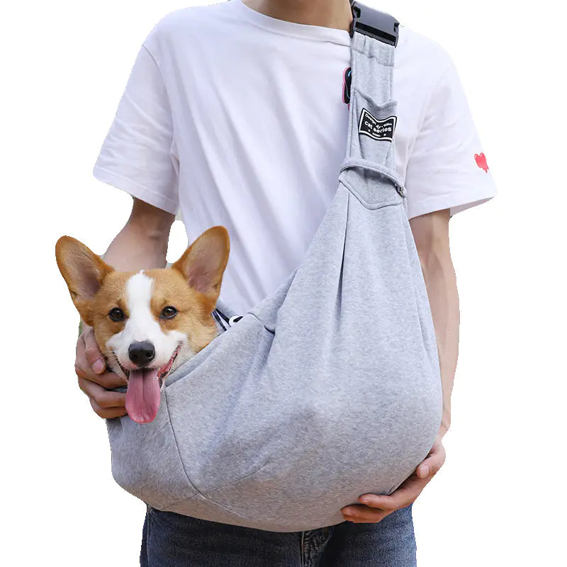 Large Capacity Foldable Pet Backpack for Cats – Portable Shoulder & Crossbody Carrier