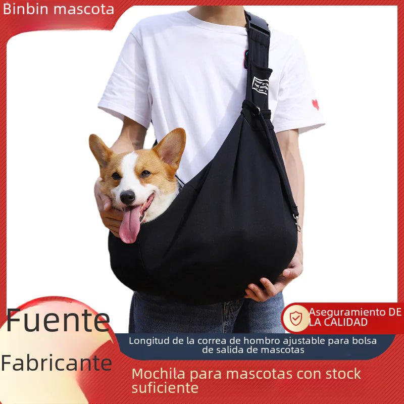 Large Capacity Foldable Pet Backpack for Cats – Portable Shoulder & Crossbody Carrier