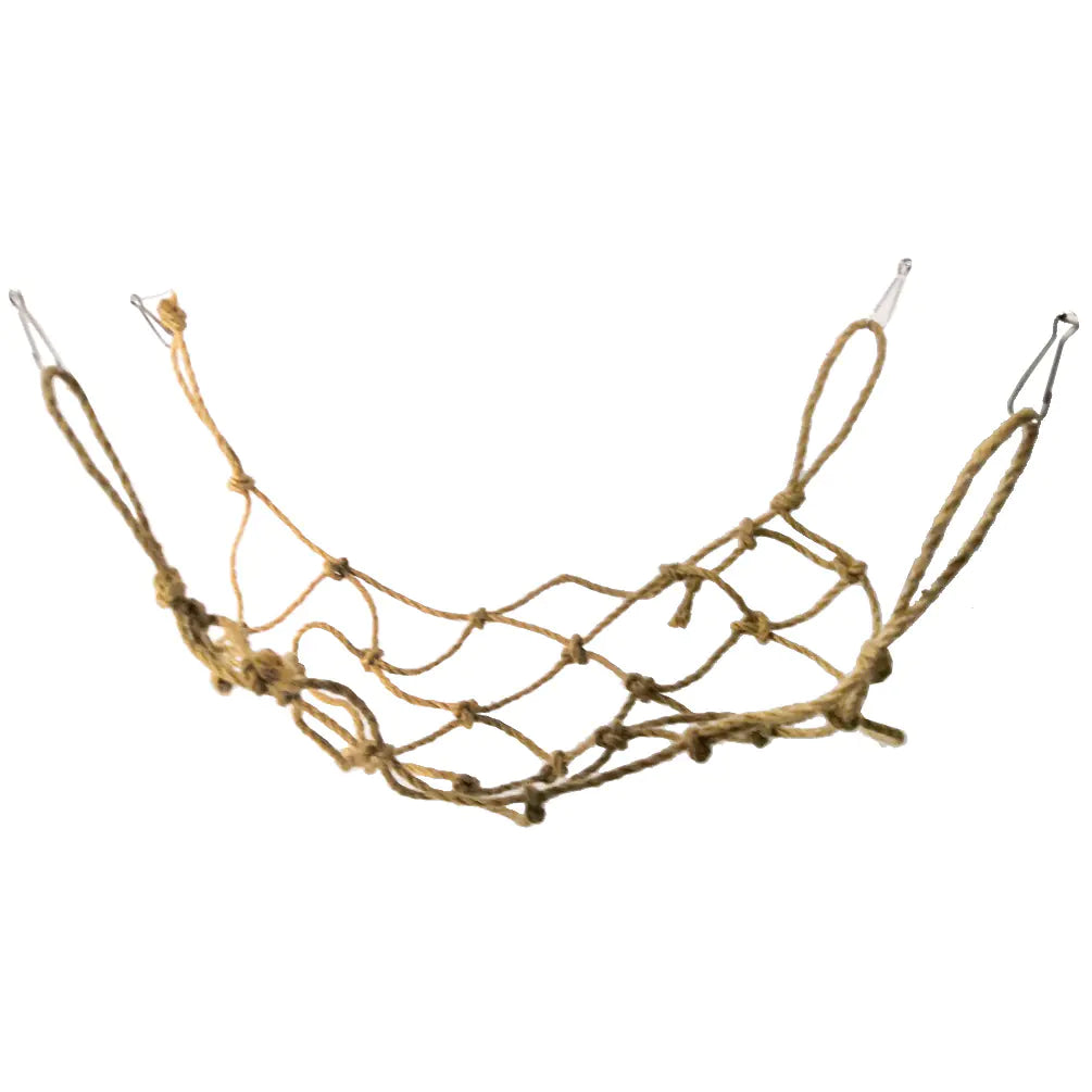 Hanging Parrot Climbing Net with Hook – Swing Rope Play Gym for Birds
