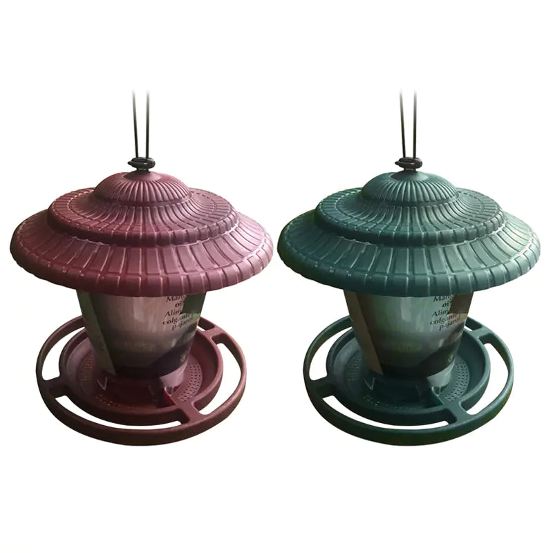 Transparent Hanging Bird Feeder for Indoor & Outdoor Use – 6‑Side Seed Station