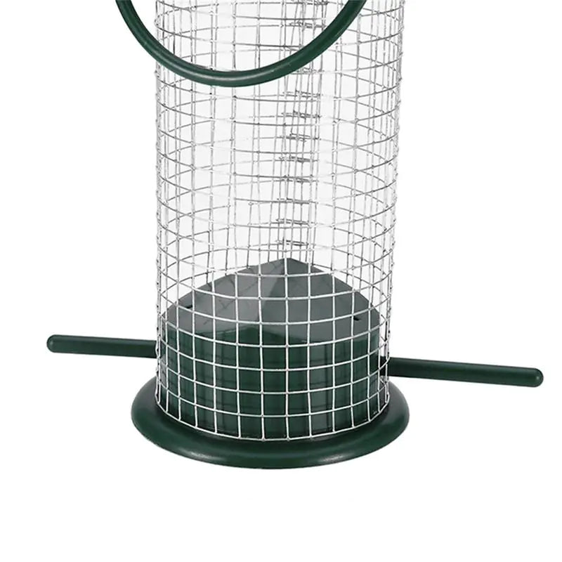 Outdoor Bird Feeder Rack for Small Wild Birds – Hanging Suet Ball Holder