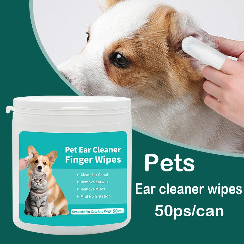 Pet Eye Wipes for Dogs & Cats – Hypoallergenic Tear Stain Remover (Alcohol-Free)