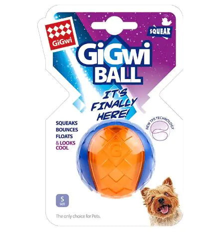 Vocal Dog Toy Ball TPR Squeaky – Interactive Fetch Ball with Sound for Small to Large Dogs