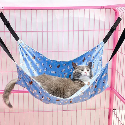 Cat Hammock Slim Window Swing with Suction Cup – Hanging Basket Perch (S–L)