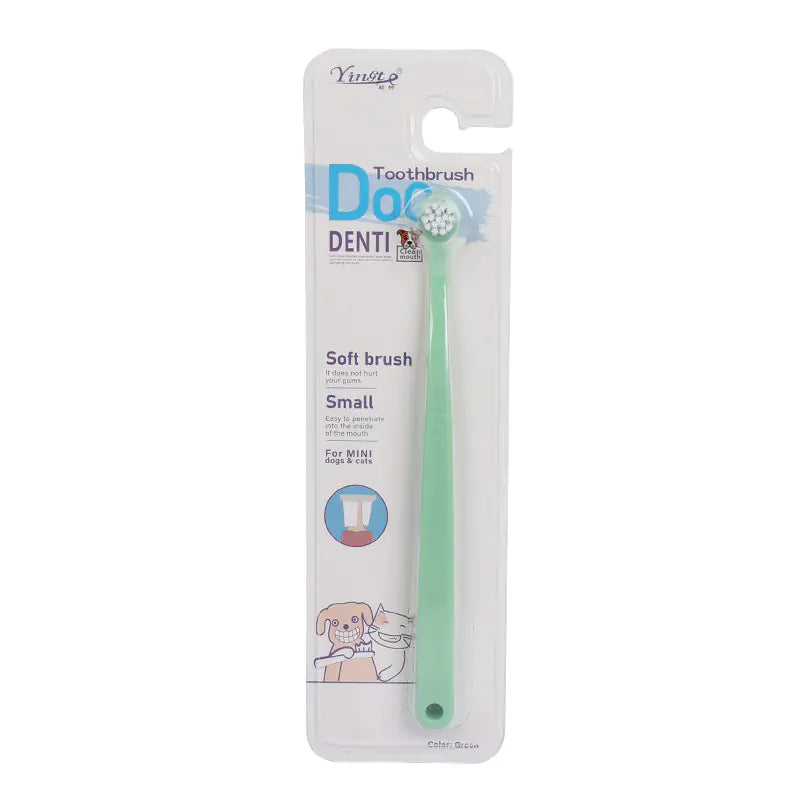 Soft Dog Toothbrush for Grooming and Oral Care – Gentle Pet Dental Brush