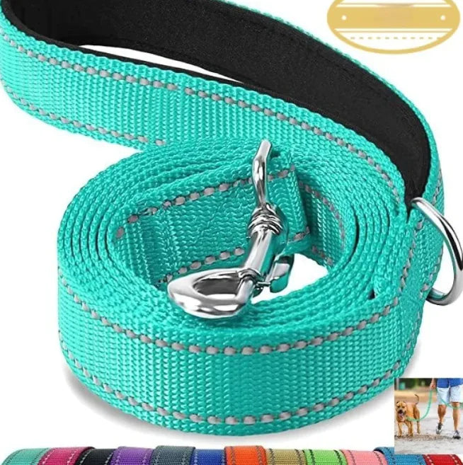 Pet Hand Holding Rope – Durable Polyester Chain Ring Leash for Walking & Training