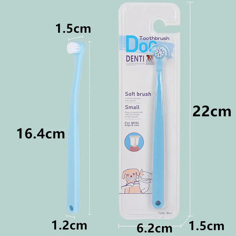 Soft Dog Toothbrush for Grooming and Oral Care – Gentle Pet Dental Brush