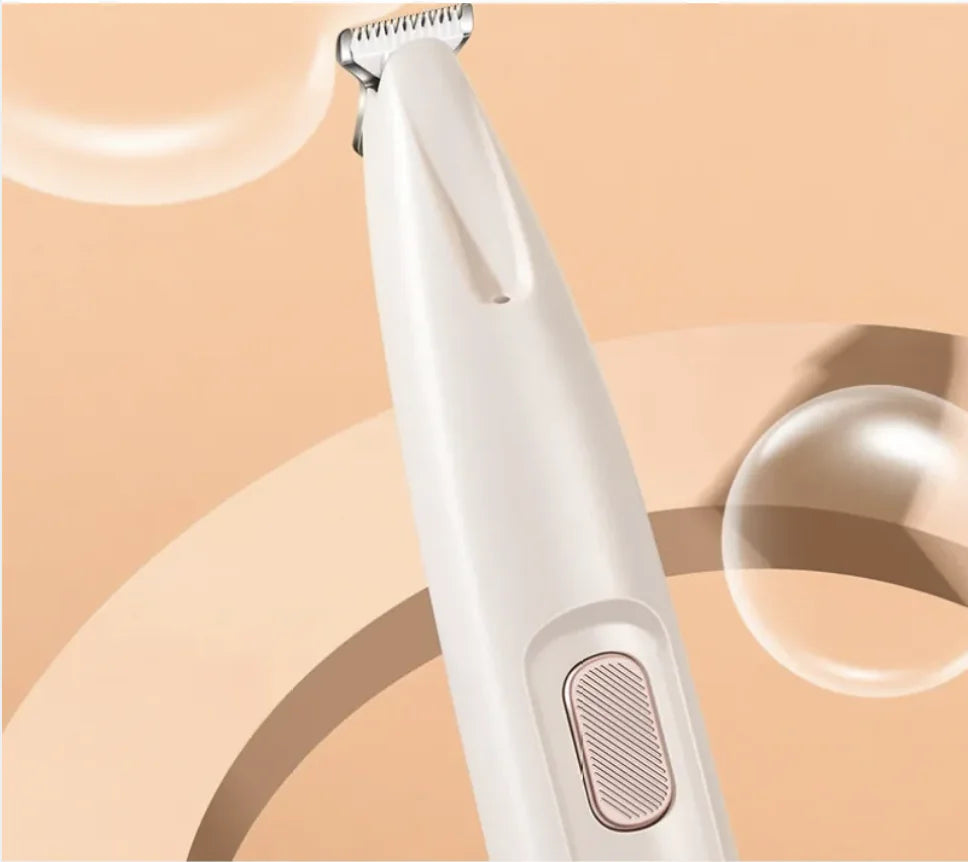 Waterproof Dog Paw Trimmer with LED Light and Smart Display – Cordless Pet Clipper