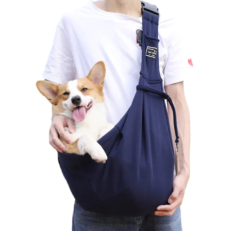 Large Capacity Foldable Pet Backpack for Cats – Portable Shoulder & Crossbody Carrier