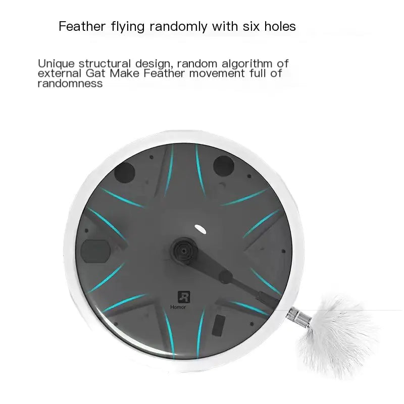 Smart Cat Toy Automatic Mouse Chaser – Interactive Turntable Play Station 17.5cm