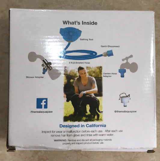 Silicone Massage Shower Head for Dogs and Cats – Gentle Pet Bath Brush