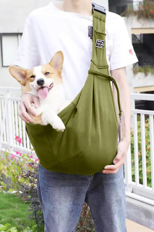 Large Capacity Foldable Pet Backpack for Cats – Portable Shoulder & Crossbody Carrier